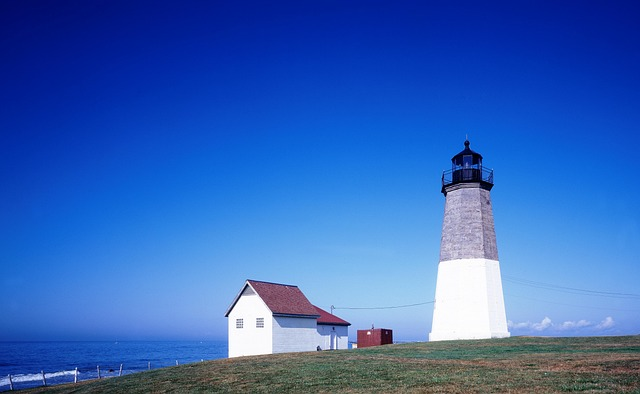 lighthouse, tower, nature