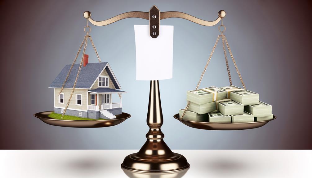 comparing cash and mortgage